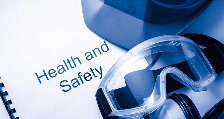 Health and Safety - image of a pair of protective eye wear.